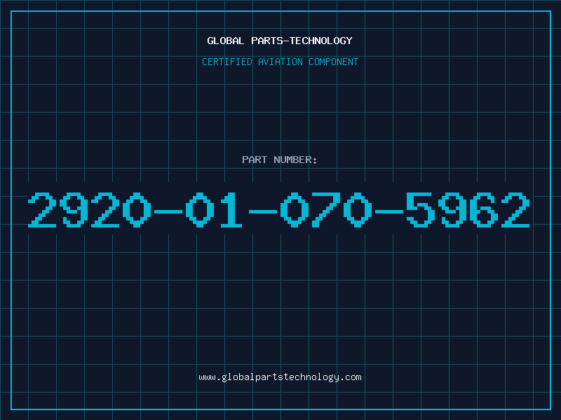 Aviation Part 2920-01-070-5962