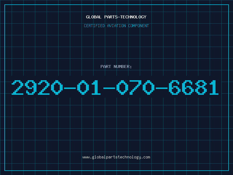 Aviation Part 2920-01-070-6681