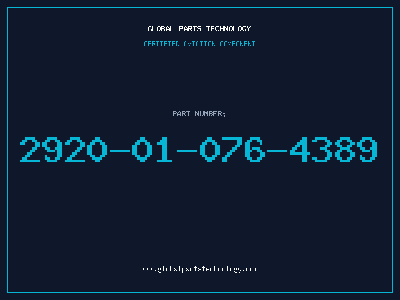 Aviation Part 2920-01-076-4389