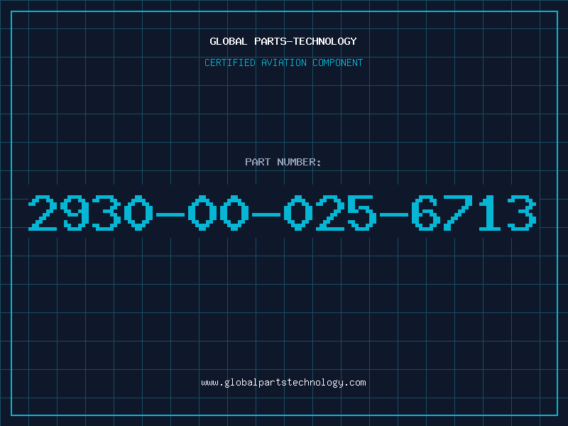 Aviation Part 2930-00-025-6713
