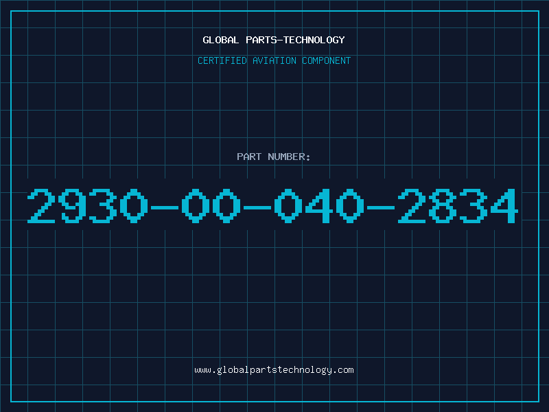 Aviation Part 2930-00-040-2834