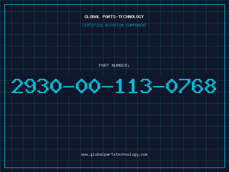 Aviation Part 2930-00-113-0768