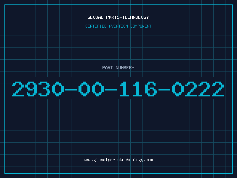 Aviation Part 2930-00-116-0222