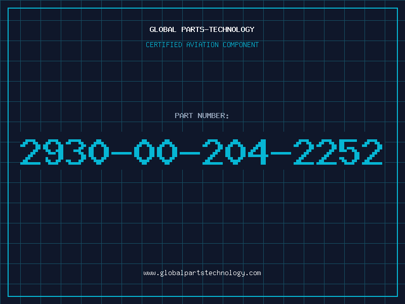 Aviation Part 2930-00-204-2252