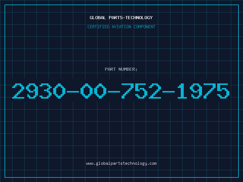 Aviation Part 2930-00-752-1975