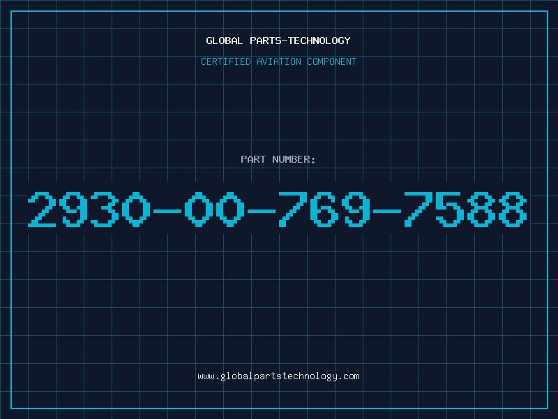 Aviation Part 2930-00-769-7588