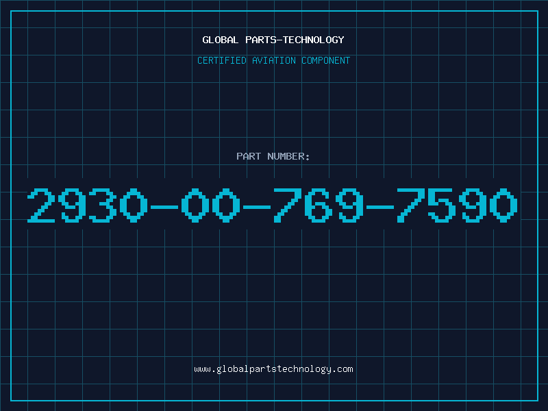 Aviation Part 2930-00-769-7590