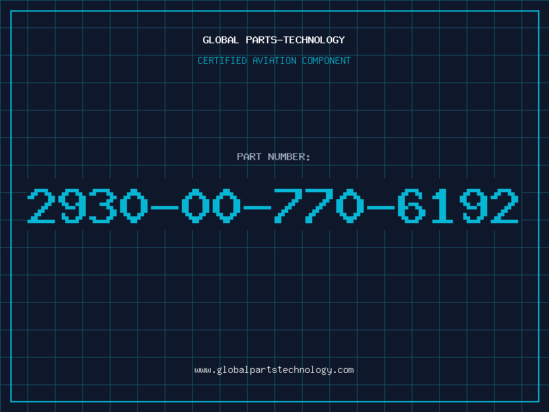 Aviation Part 2930-00-770-6192