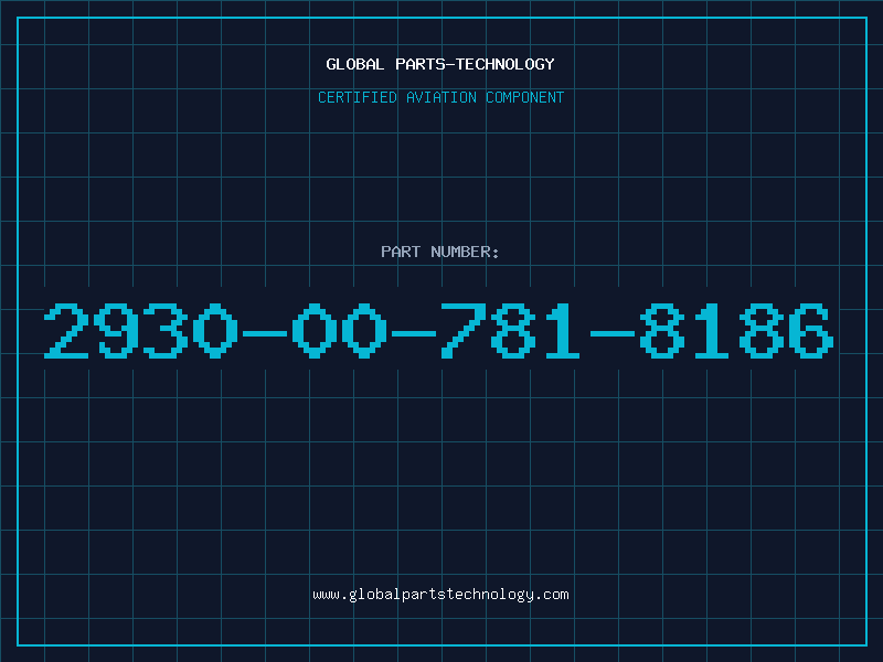 Aviation Part 2930-00-781-8186