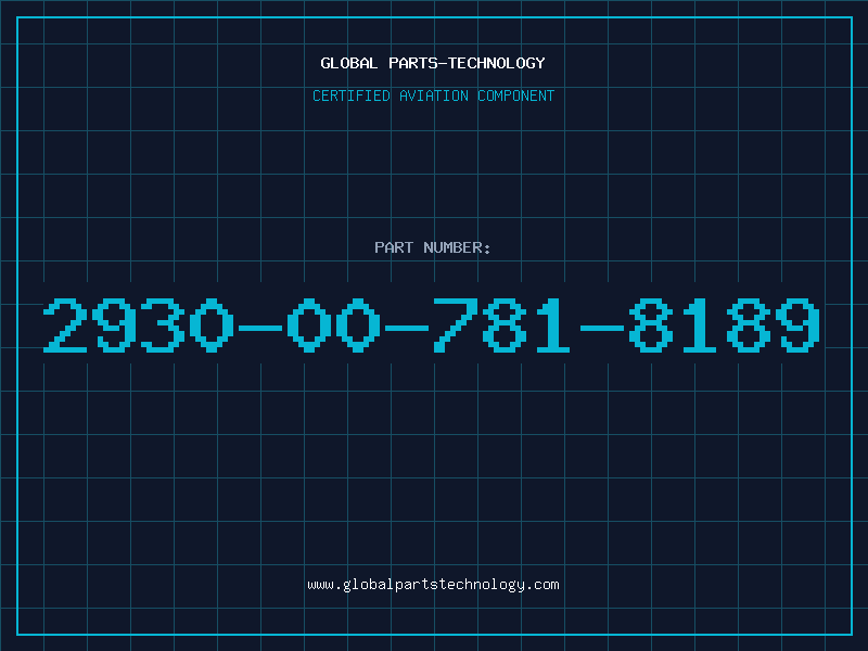 Aviation Part 2930-00-781-8189