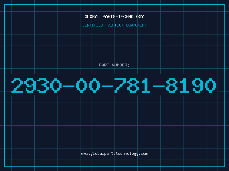 Aviation Part 2930-00-781-8190
