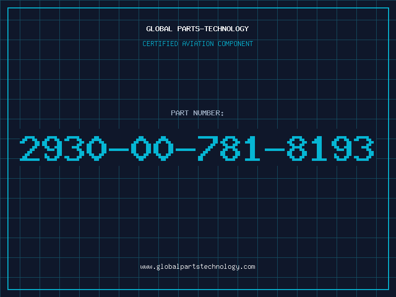 Aviation Part 2930-00-781-8193