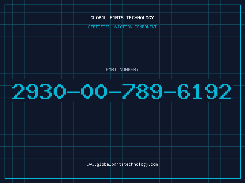 Aviation Part 2930-00-789-6192