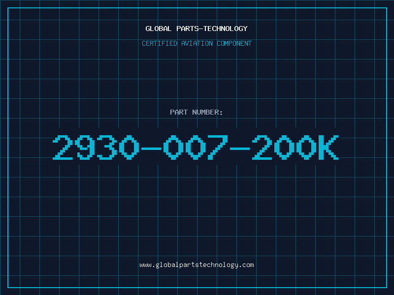 Aviation Part 2930-007-200K
