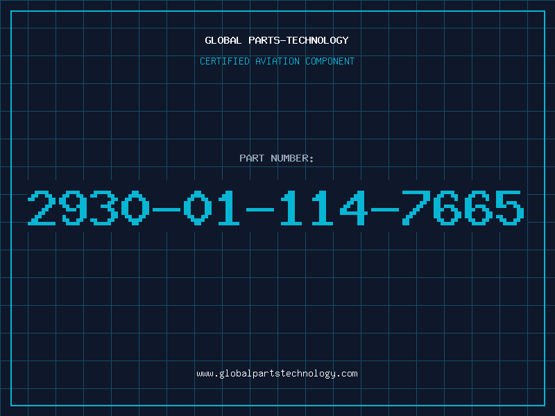 Aviation Part 2930-01-114-7665