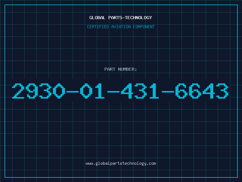 Aviation Part 2930-01-431-6643