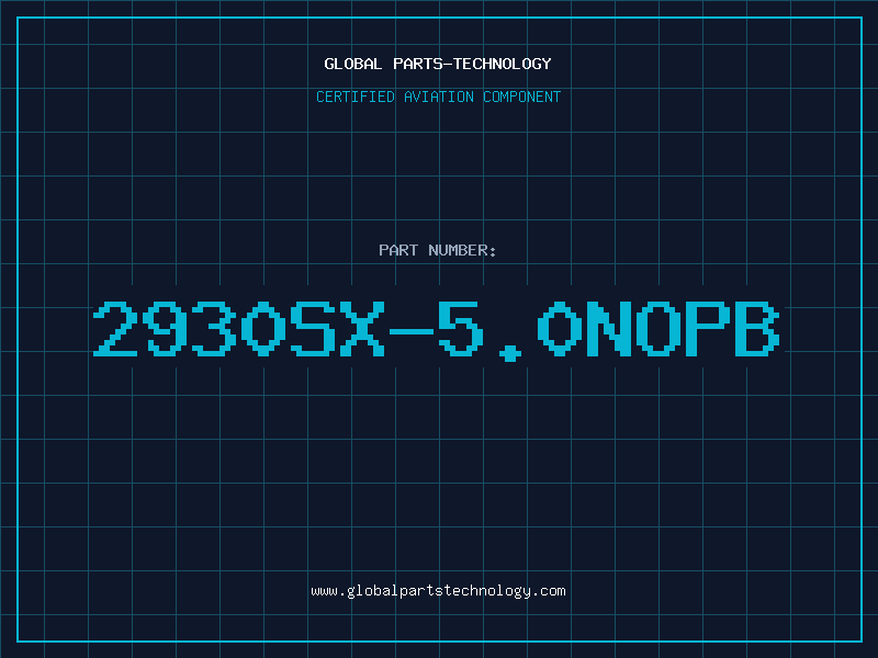 Aviation Part 2930SX-5.0NOPB