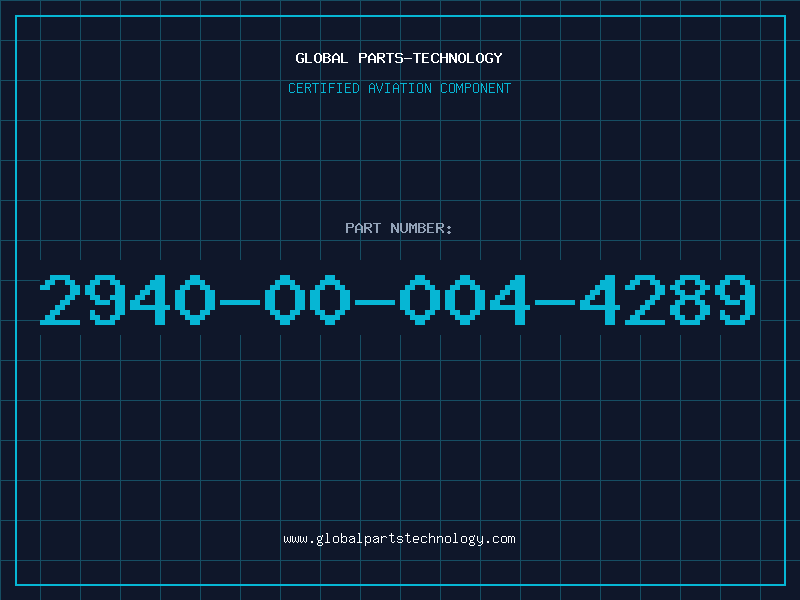 Aviation Part 2940-00-004-4289