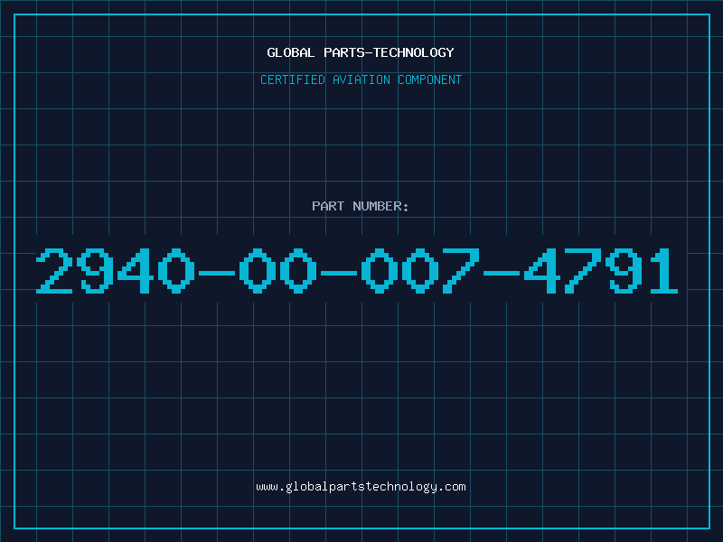 Aviation Part 2940-00-007-4791