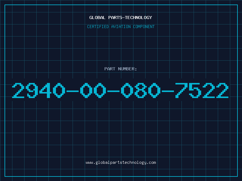 Aviation Part 2940-00-080-7522