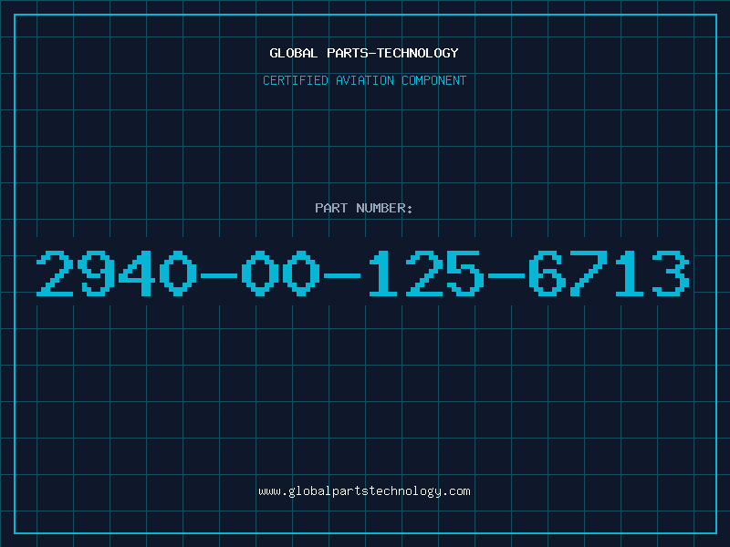 Aviation Part 2940-00-125-6713