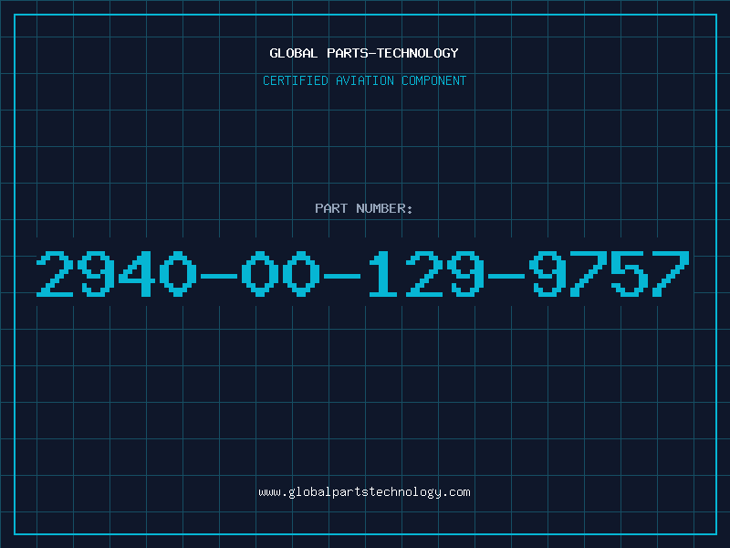 Aviation Part 2940-00-129-9757