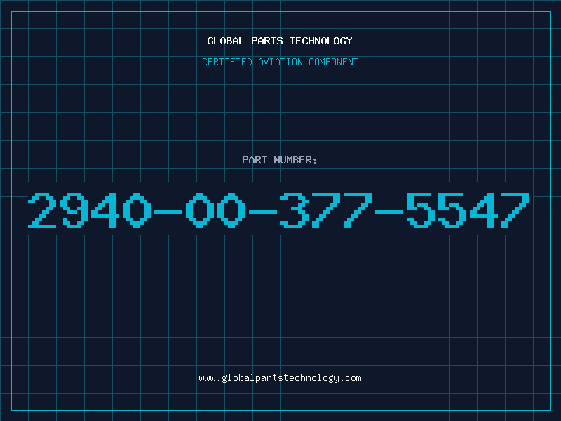 Aviation Part 2940-00-377-5547