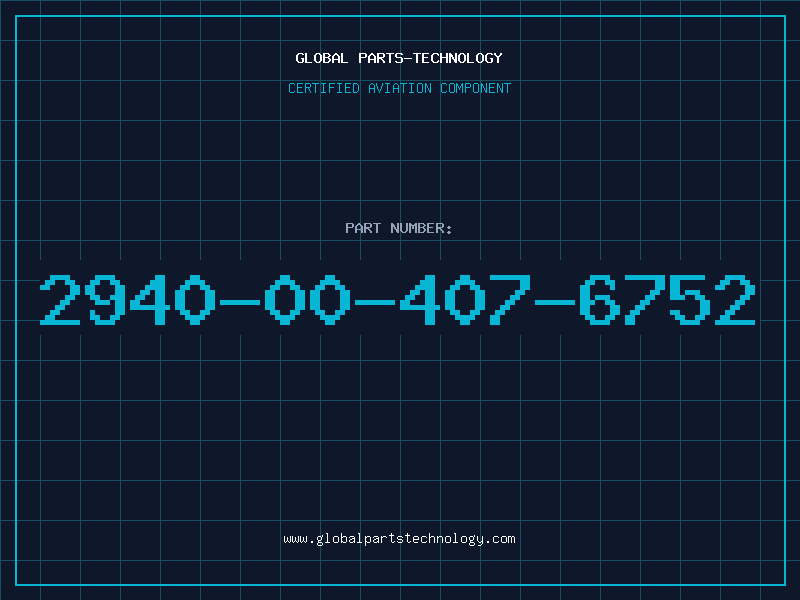 Aviation Part 2940-00-407-6752
