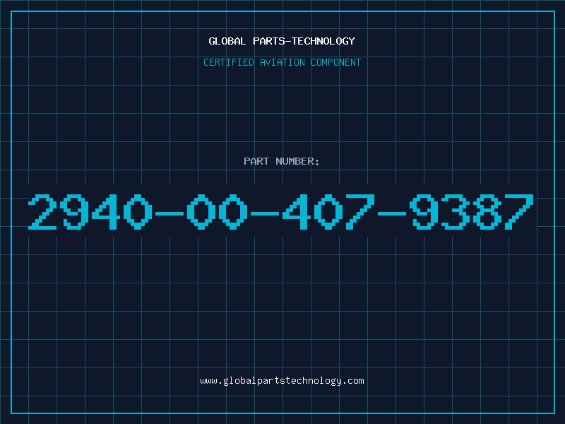 Aviation Part 2940-00-407-9387