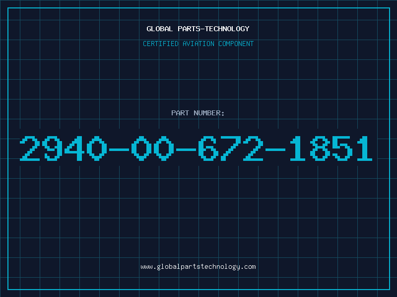 Aviation Part 2940-00-672-1851