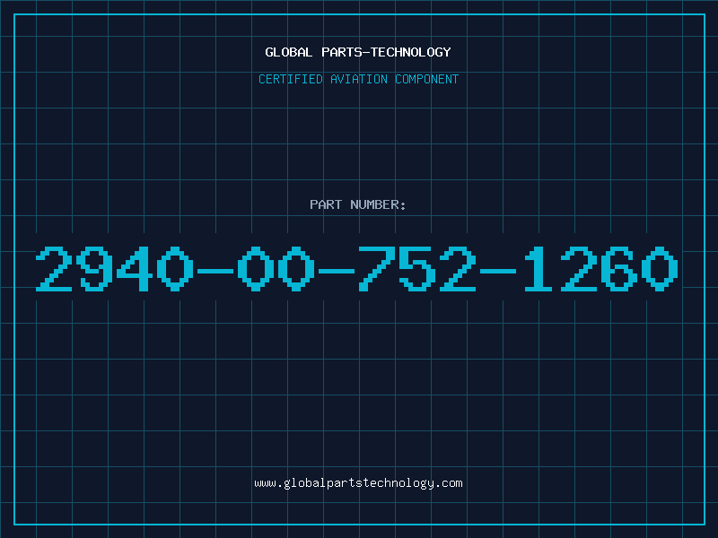Aviation Part 2940-00-752-1260
