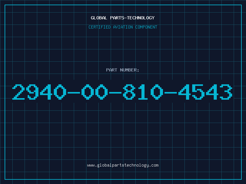 Aviation Part 2940-00-810-4543