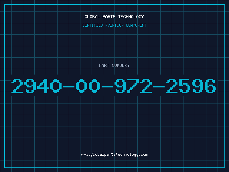 Aviation Part 2940-00-972-2596