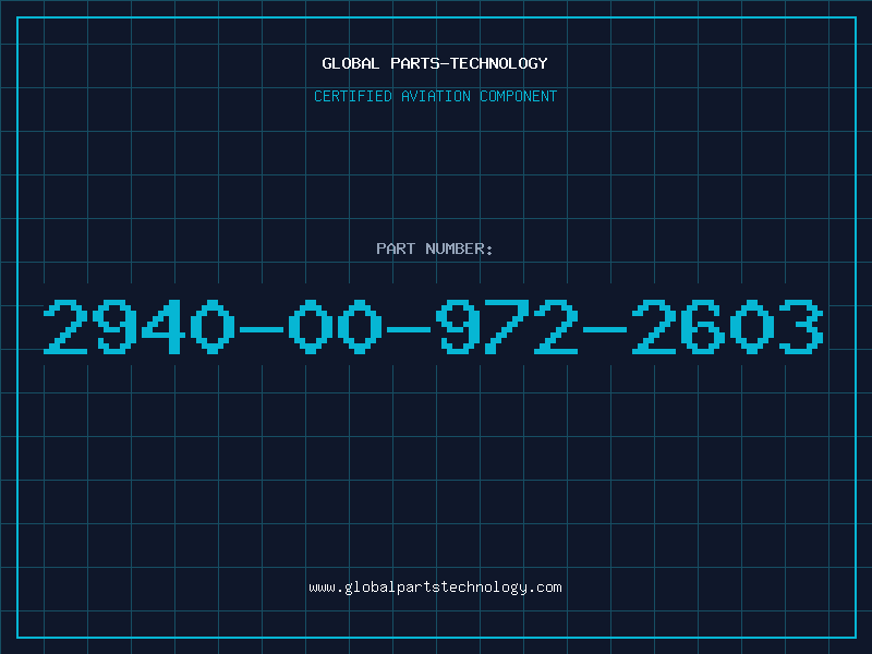Aviation Part 2940-00-972-2603