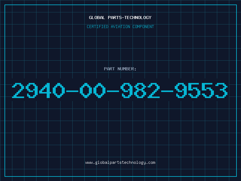 Aviation Part 2940-00-982-9553