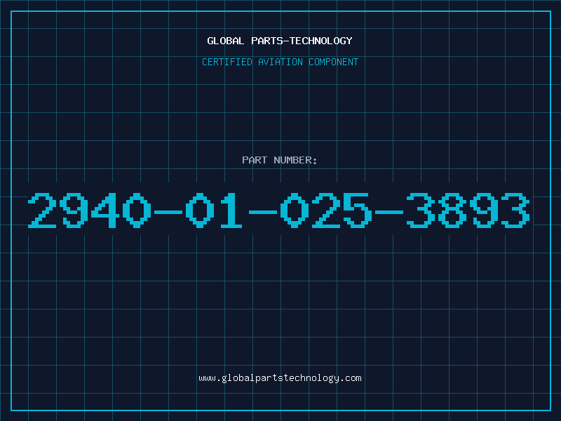 Aviation Part 2940-01-025-3893
