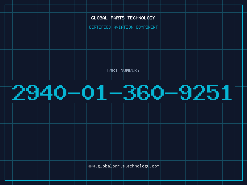 Aviation Part 2940-01-360-9251