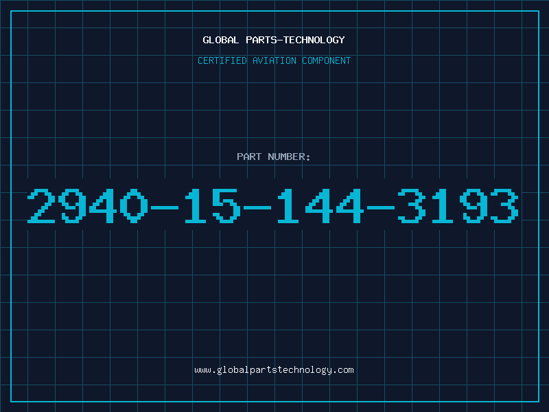 Aviation Part 2940-15-144-3193