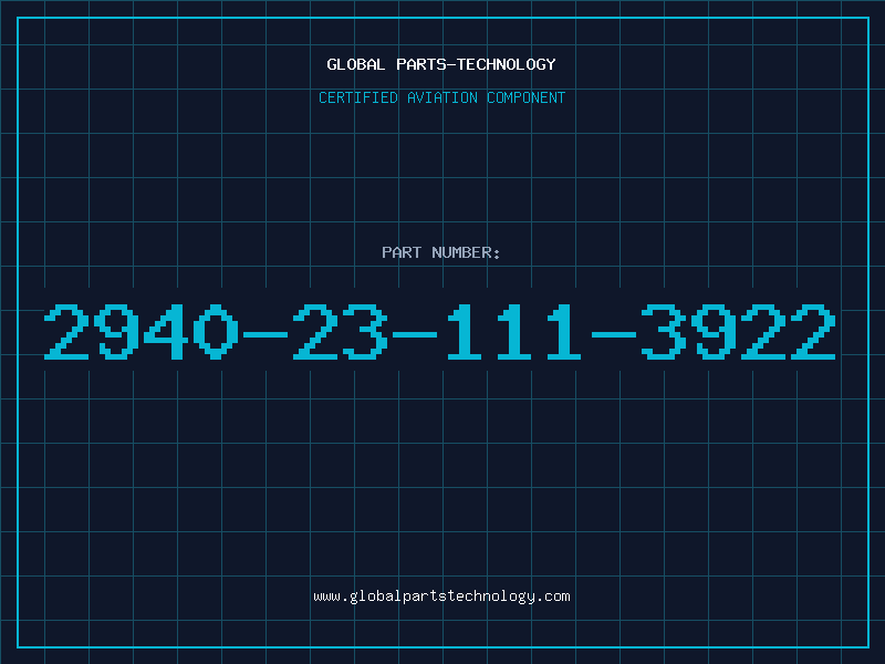 Aviation Part 2940-23-111-3922