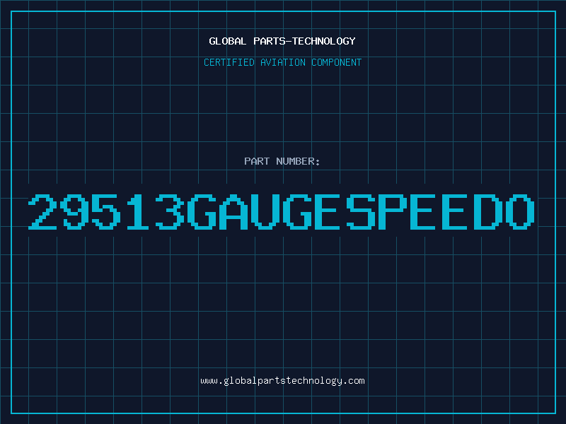 Aviation Part 29513GaugeSpeedo