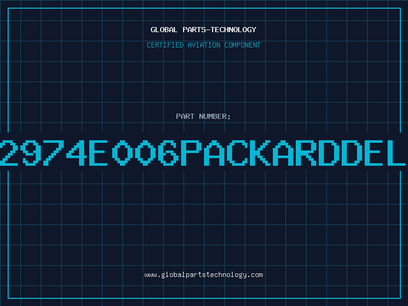 Aviation Part 2974e006PackardDel