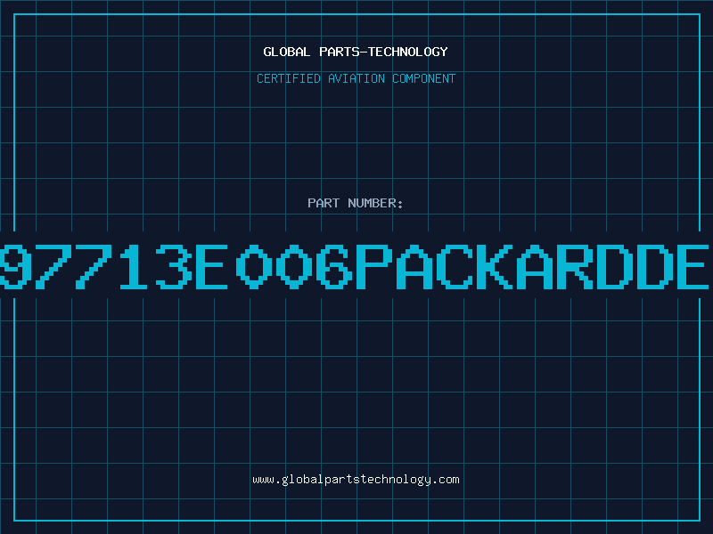 Aviation Part 297713e006PackardDel