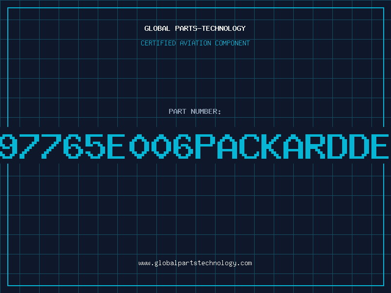 Aviation Part 297765e006PackardDel