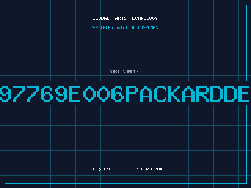 Aviation Part 297769e006PackardDel