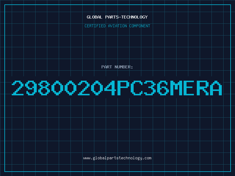 Aviation Part 29800204PC36MERA