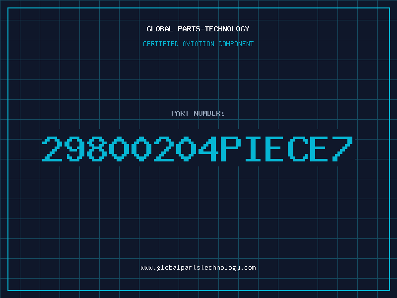 Aviation Part 29800204PIECE7