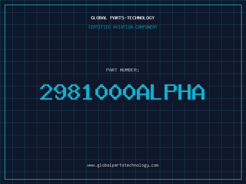 Aviation Part 2981000ALPHA