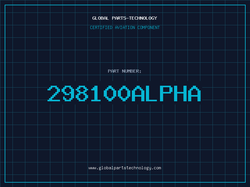Aviation Part 298100ALPHA