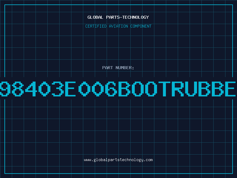 Aviation Part 298403e006BootRubber