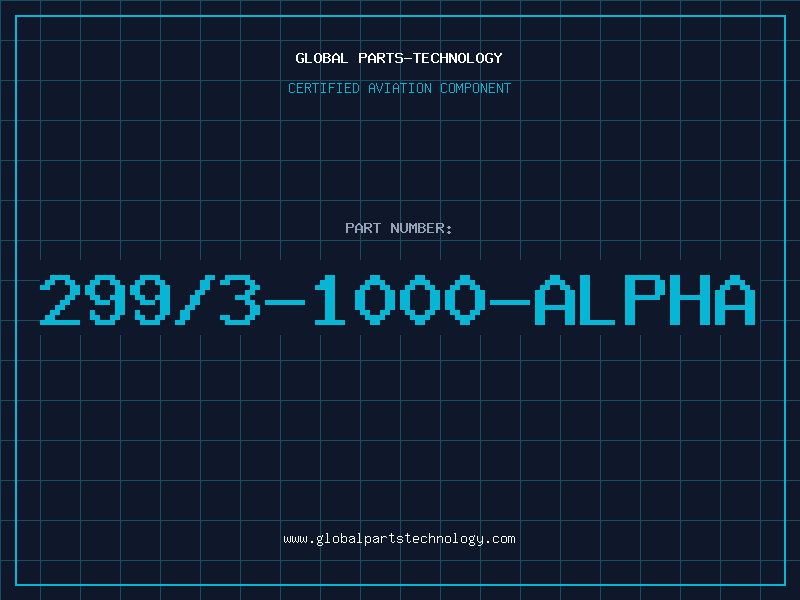 Aviation Part 299/3-1000-ALPHA
